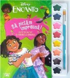 Disney Encanto : să pictăm împreună,carte cu pensulă şi acuarele