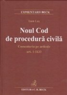 Noul Cod de procedura civila. Comentariu pe articole (Art. 1-1113)