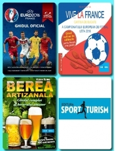 Pachet promotional 3 carti Editura Sport-Turism: Ghidul Oficial UEFA Euro 2016  + Vive la France - Cartea de bucate a UEFA Euro 2016 + Berea artizanala (3 carti)