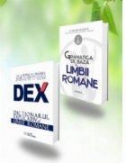 Pachet promotional DEX 2016 - GRAMATICA (2 carti): 1. Dictionarul explicativ al limbii romane editia 2016; 2. 
