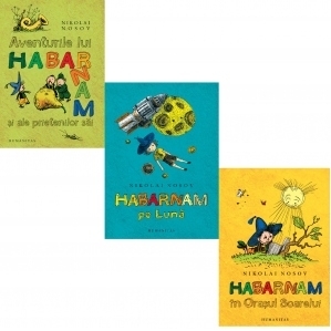 Pachet 3 volume Habarnam: Aventurile lui Habarnam si ale prietenilor sai. Habarnam in Orasul Soarelui. Habarnam pe Luna