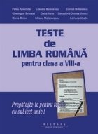 Teste de limba romana pentru clasa a VIII-a