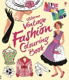 Vintage fashion colouring book